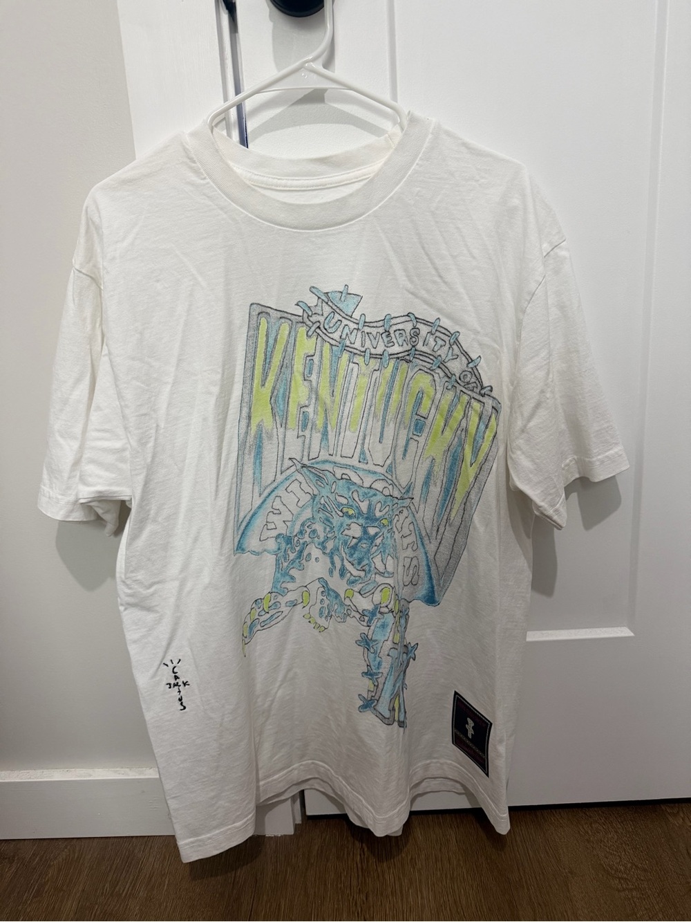 Cactus Jack Travis Scott Mitchell & Ness T-Shirt University of Kentucky Limited